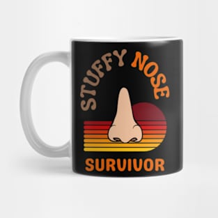 Stuffy Nose Survivor vintage Retro Mug